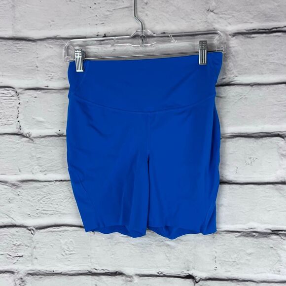 Lululemon Wunder Train High-Rise Bike Shorts 8 Bold Blue - Picture 6 of 6
